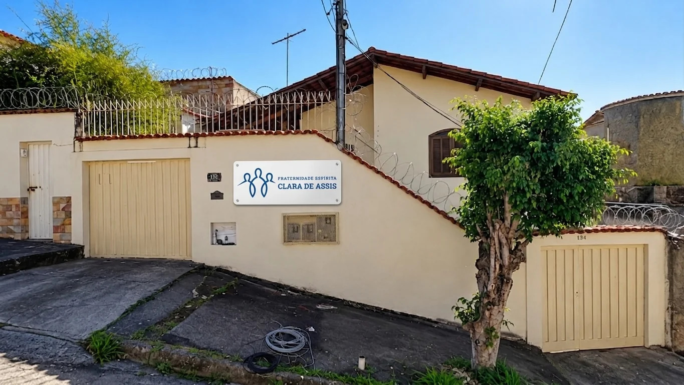 Primeira sede da Fraternidade Espírita Clara de Assis